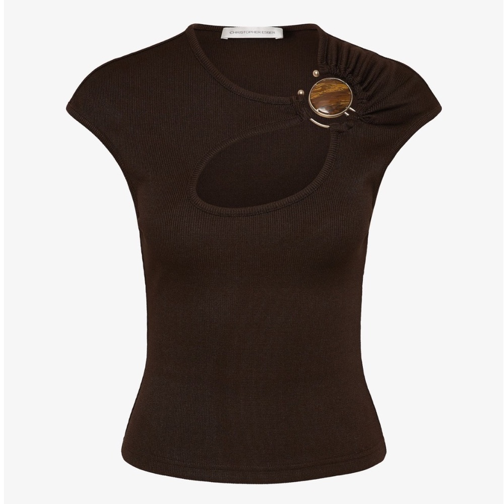 CHRISTOPHER ESBER MINERAL STONE HOLLOW TEE